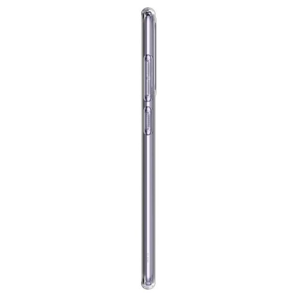 Spigen Galaxy A72 ile Uyumlu Kılıf Liquid Crystal 4 Tarafı Tam Koruma Crystal Clear