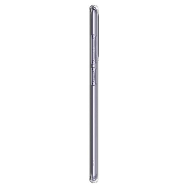 Spigen Galaxy A72 ile Uyumlu Kılıf Liquid Crystal 4 Tarafı Tam Koruma Crystal Clear