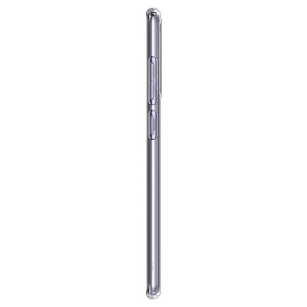 Spigen Galaxy A72 ile Uyumlu Kılıf Liquid Crystal 4 Tarafı Tam Koruma Crystal Clear