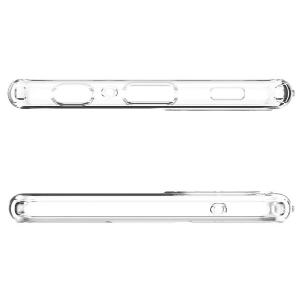 Spigen Galaxy A72 ile Uyumlu Kılıf Liquid Crystal 4 Tarafı Tam Koruma Crystal Clear