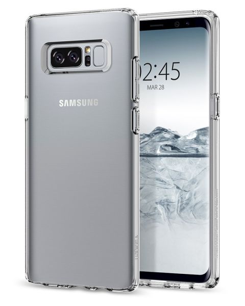 Spigen Galaxy Note 8 ile Uyumlu Kılıf Liquid Crystal 4 Tarafı Koruma