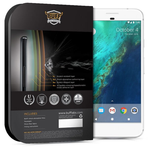 Buff Pixel XL ile Uyumlu Darbe Emici Ekran Koruyucu Film