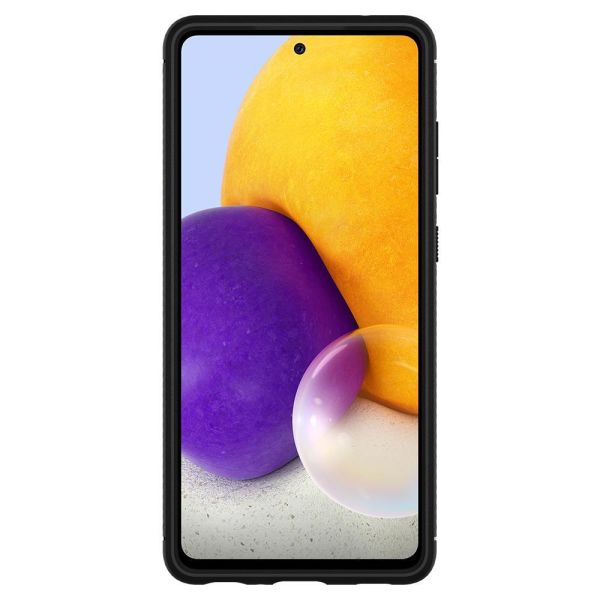 Spigen Galaxy A72 ile Uyumlu Kılıf Rugged Armor Matte Black