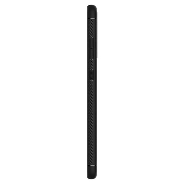 Spigen Galaxy A72 ile Uyumlu Kılıf Rugged Armor Matte Black