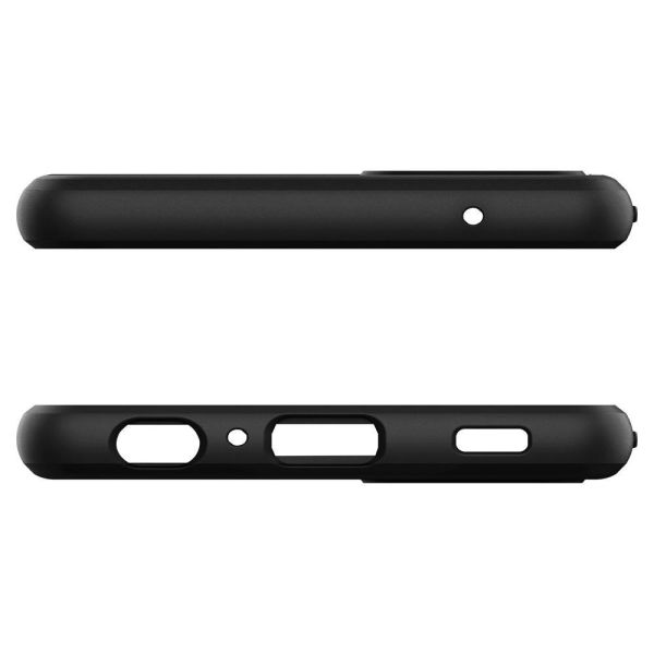 Spigen Galaxy A72 ile Uyumlu Kılıf Rugged Armor Matte Black