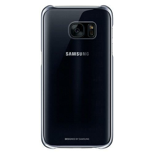 Galaxy S7 ile Uyumlu Clear Back Cover Kılıf Siyah EF-QG930CBEGWW (Out)