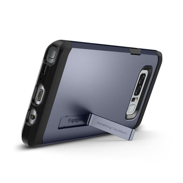 Spigen Galaxy Note 8 ile Uyumlu Kılıf Tough Armor Orchid Gray