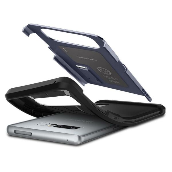 Spigen Galaxy Note 8 ile Uyumlu Kılıf Tough Armor Orchid Gray