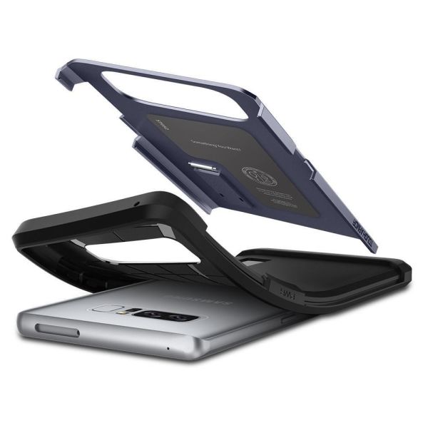 Spigen Galaxy Note 8 ile Uyumlu Kılıf Tough Armor Orchid Gray