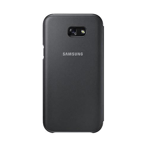 Galaxy A7(2017) ile Uyumlu Neon Flip Cover Siyah EF-FA720PBEGWW (Out)