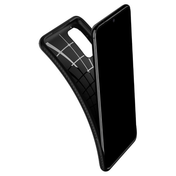 Spigen Galaxy S20 ile Uyumlu Kılıf Liquid Air Matte Black