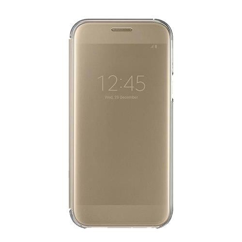 Galaxy A5(2017) ile Uyumlu Kapaklı Kılıf Altın EF-ZA520CFEGWW (Out)