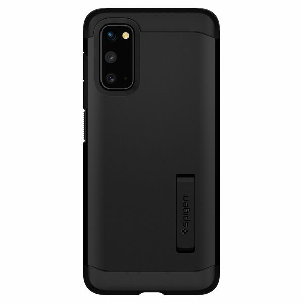 Spigen Galaxy S20 ile Uyumlu Kılıf Tough Armor Black