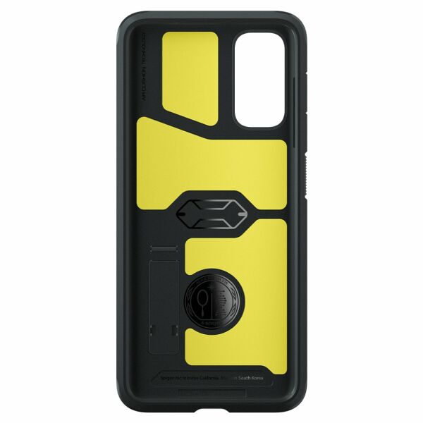 Spigen Galaxy S20 ile Uyumlu Kılıf Tough Armor Black