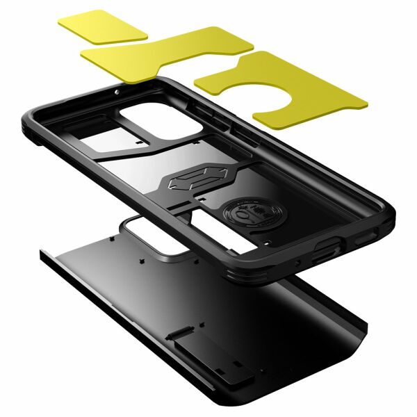 Spigen Galaxy S20 ile Uyumlu Kılıf Tough Armor Black