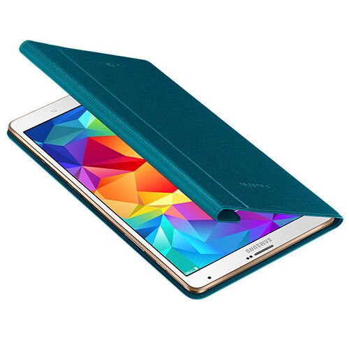 Galaxy Tab S 8.4 T700 ile Uyumlu Bookcover Kılıf Mavi EF-BT700BLEGWW (Out)