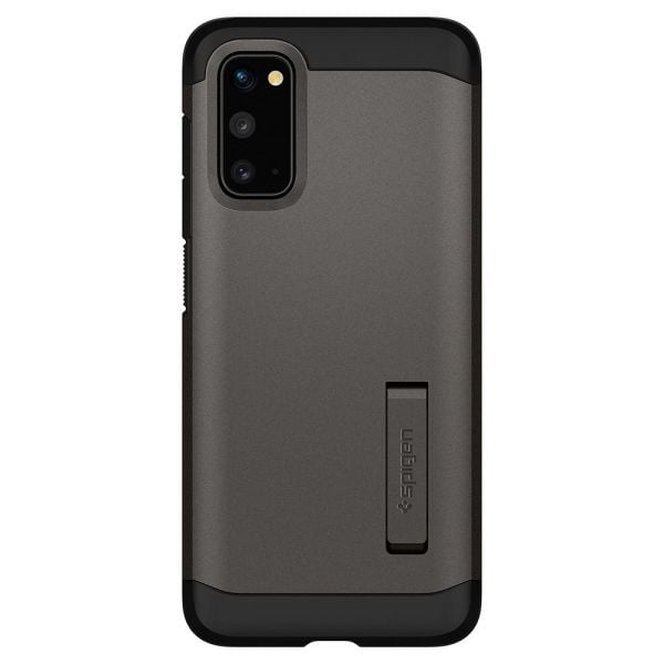 Spigen Galaxy S20 ile Uyumlu Kılıf Tough Armor Gunmetal