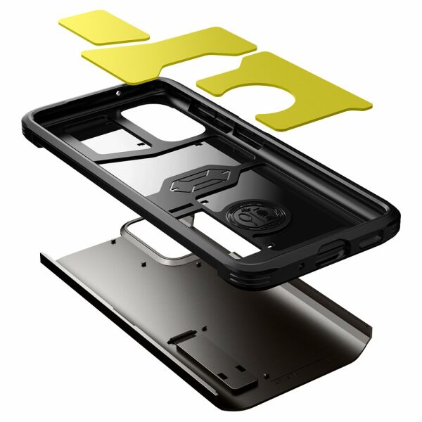 Spigen Galaxy S20 ile Uyumlu Kılıf Tough Armor Gunmetal
