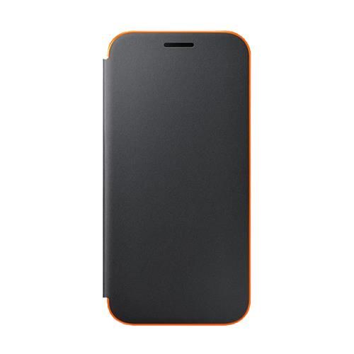 Galaxy A3(2017) ile Uyumlu Neon Flip Cover Siyah EF-FA320PBEGWW