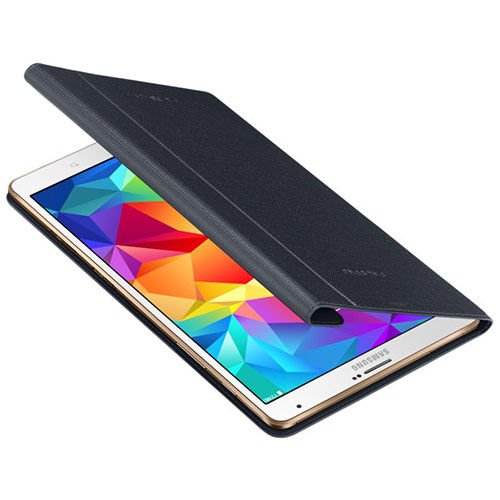 Galaxy Tab S 8.4 T700 ile Uyumlu Bookcover Kılıf Siyah EF-BT700BBEGWW (Out)