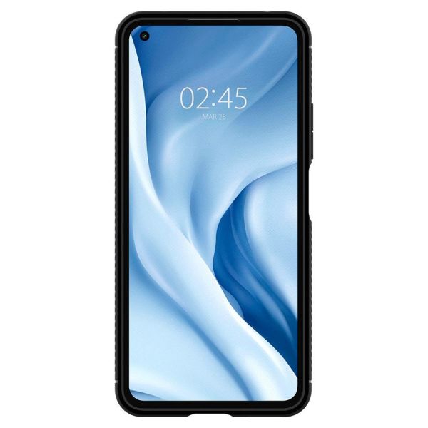 Spigen Mi 11 Lite ile Uyumlu Kılıf Rugged Armor Matte Black