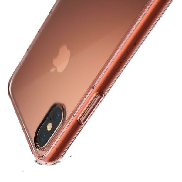 Ringke Fusion iPhone X ile Uyumlu KIlıf Rose Gold