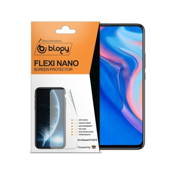 Blogy Y9 2019 ile Uyumlu Flexi Nano Ekran Koruyucu