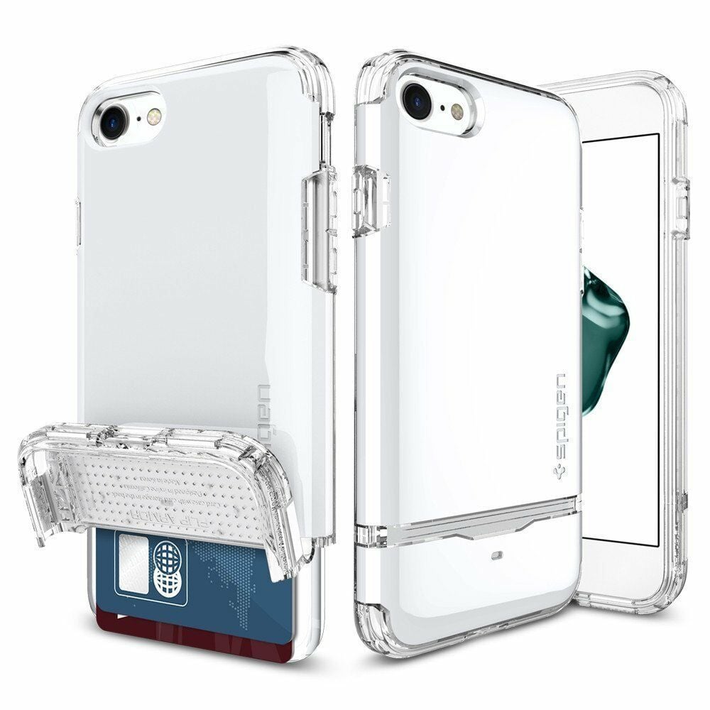 Spigen iPhone 7/8 ile Uyumlu Kılıf Flip Armor White