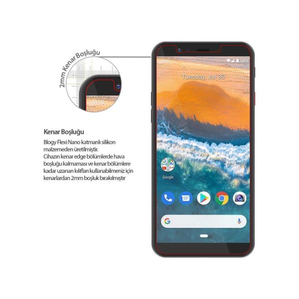 Blogy GM9 Pro ile Uyumlu Flexi Nano Ekran Koruyucu