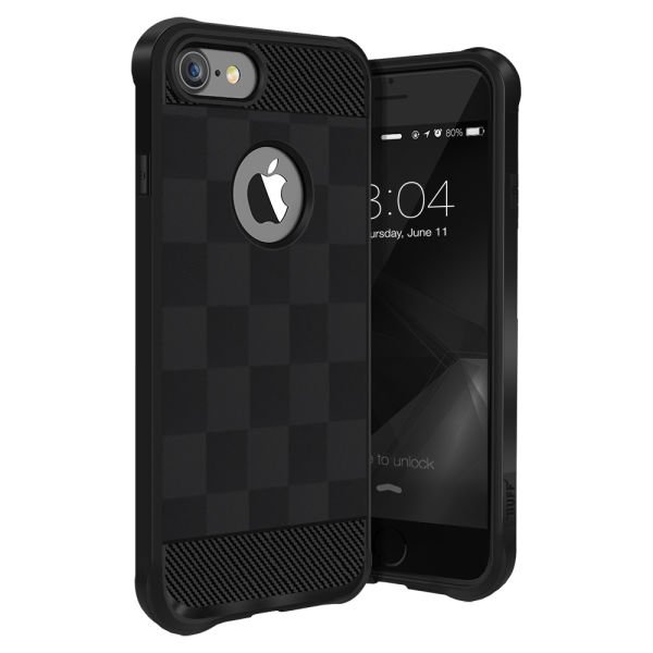 Buff iPhone 7 ile Uyumlu Black Armor Kılıf