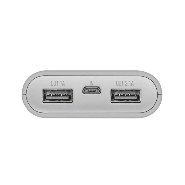 Trust Urban UR PWB-160 Slim Powerbank 16750 mAh Taşınabilir Şarj Cihazı Gri