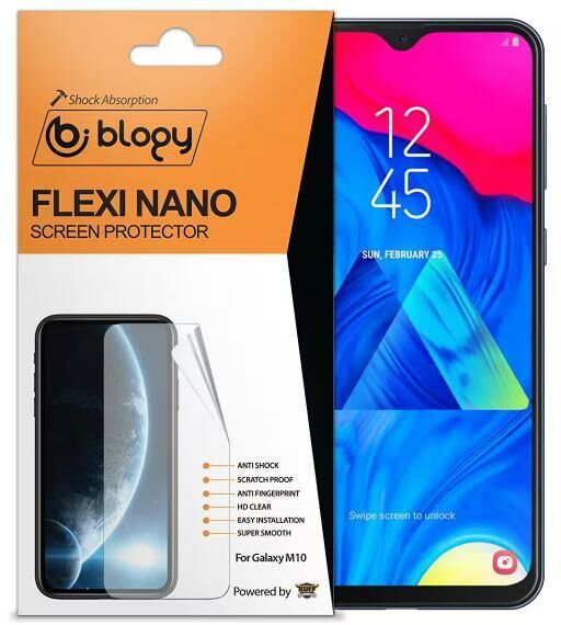 Blogy Galaxy M10 ile Uyumlu Flexi Nano Ekran Koruyucu