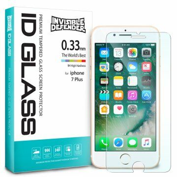 Ringke IDGL İphone 7 Plus ile Uyumlu Glass Ekran Koruyucu 0.33 mm