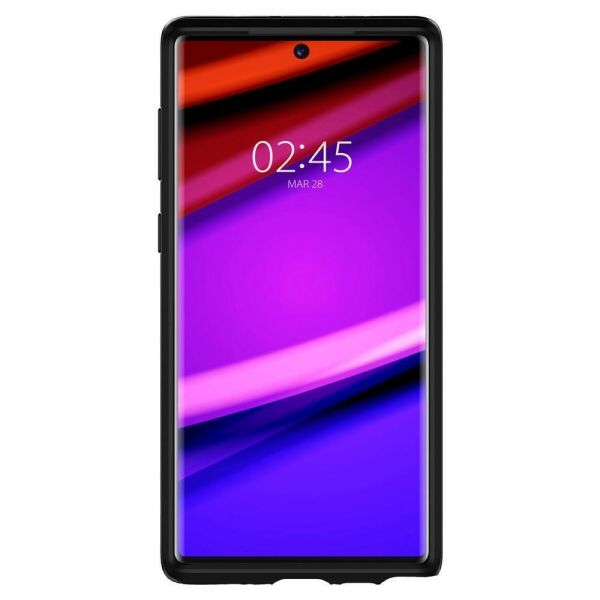 Spigen Galaxy Note 10 ile Uyumlu Kılıf Neo Hybrid Shiny Black