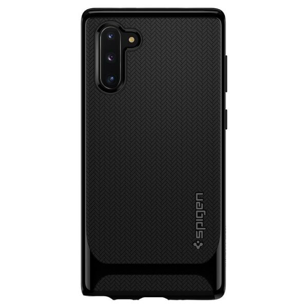 Spigen Galaxy Note 10 ile Uyumlu Kılıf Neo Hybrid Shiny Black