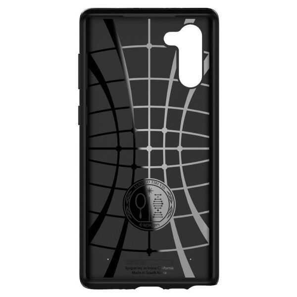 Spigen Galaxy Note 10 ile Uyumlu Kılıf Neo Hybrid Shiny Black