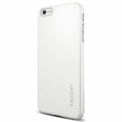 Spigen iPhone 6s Plus/6 Plus ile Uyumlu Kılıf Thin Fit Ultra İnce Shimmery White