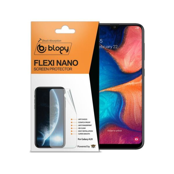 Blogy Galaxy A20/A30 ile Uyumlu Flexi Nano Ekran Koruyucu