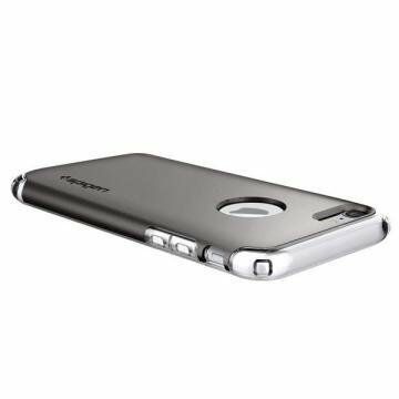 Spigen iPhone 7 ile Uyumlu Kılıf Hybrid Armor Gun Metal