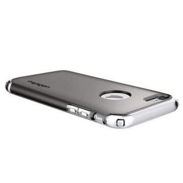 Spigen iPhone 7 ile Uyumlu Kılıf Hybrid Armor Gun Metal