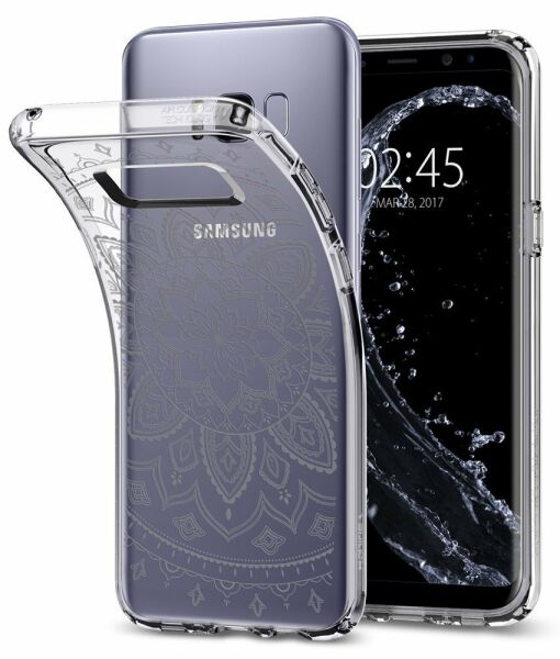 Spigen Galaxy S8 ile Uyumlu Kılıf Liquid Crystal Shine Clear
