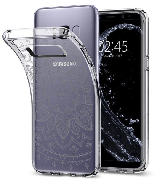 Spigen Galaxy S8 ile Uyumlu Kılıf Liquid Crystal Shine Clear