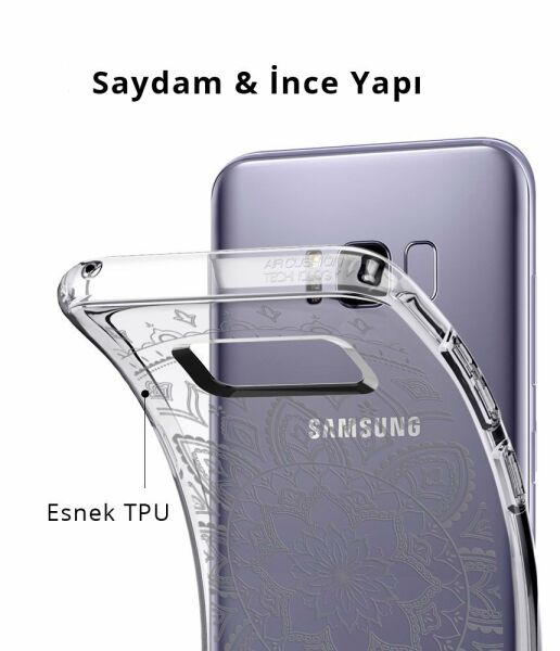 Spigen Galaxy S8 ile Uyumlu Kılıf Liquid Crystal Shine Clear