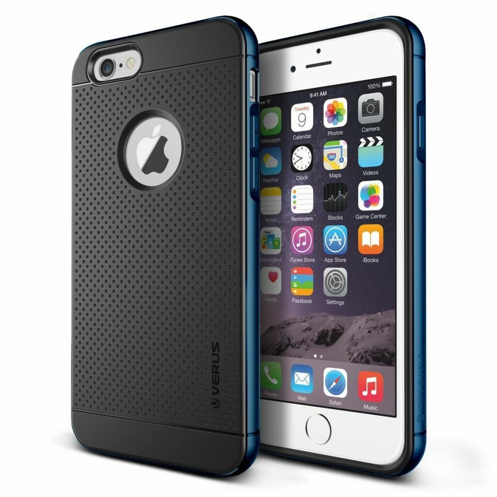 Verus iPhone 6 Plus ile Uyumlu Case Iron Shield Series Kılıf Renk  Monaco Blue