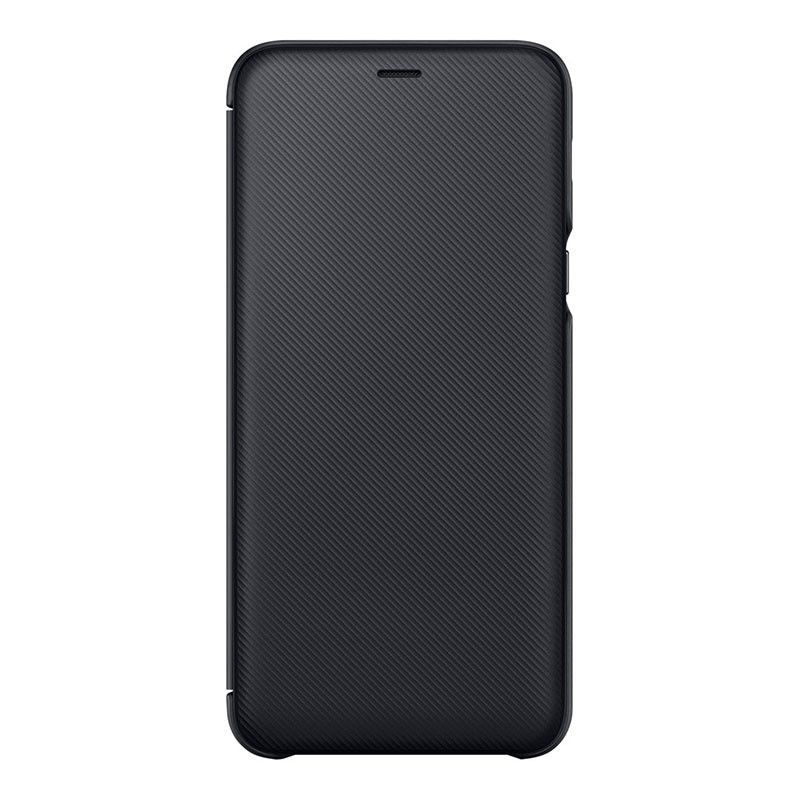 Galaxy A6 Plus 2018 ile Uyumlu Wallet Cover Kılıf Siyah EF-WA605CBEGWW (Out)