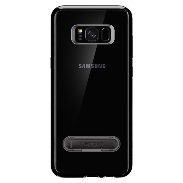 Spigen Galaxy S8 ile Uyumlu Kılıf Ultra Hybrid S Jet Black