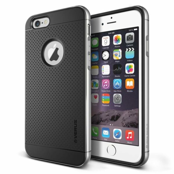 Verus iPhone 6 Plus ile Uyumlu Case Iron Shield Series Kılıf Renk  Silver