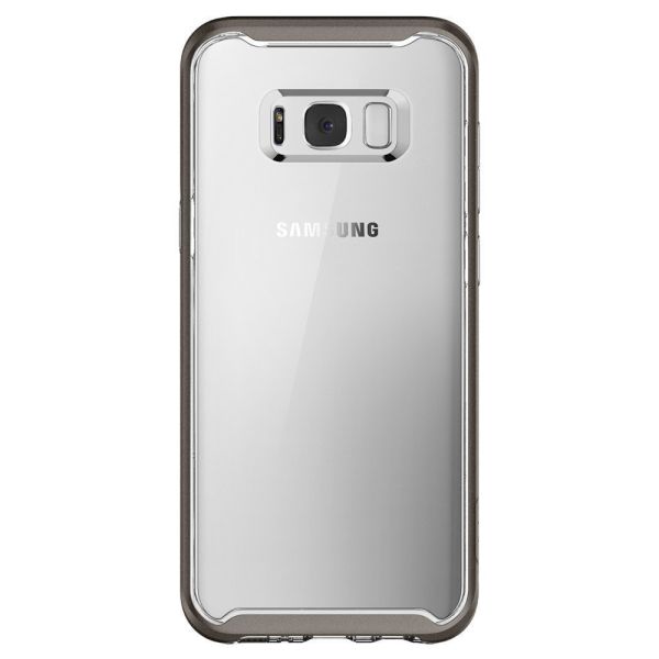 Spigen Galaxy S8 Plus ile Uyumlu Kılıf Neo Hybrid Crystal Gun Metal