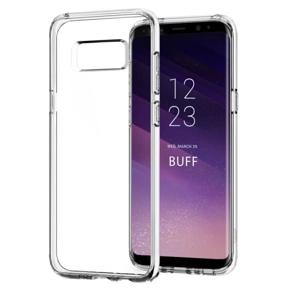 Buff Galaxy S8 ile Uyumlu Air Hybrid Kılıf Crystall Clear