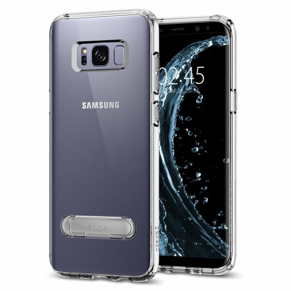 Spigen Galaxy S8 Plus ile Uyumlu Kılıf Ultra Hybrid S Crystal Clear